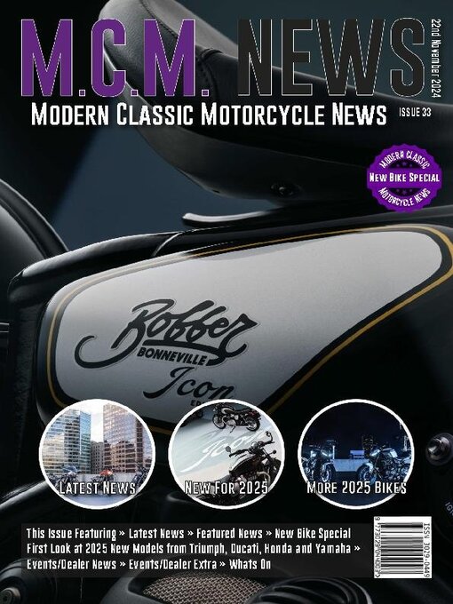 Title details for Modern Classic Motorcycle News by Modern Classic Motorcycle News - Available